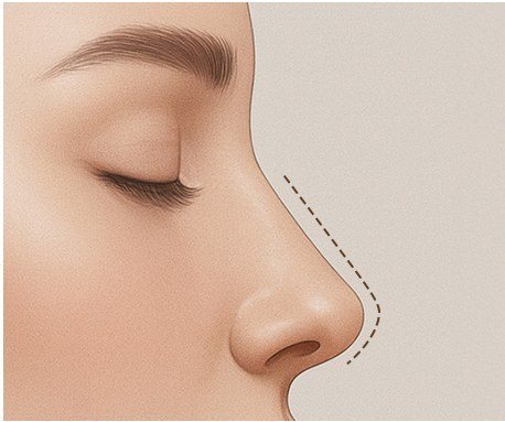 라인 조정 및 봉합 단계 일러스트