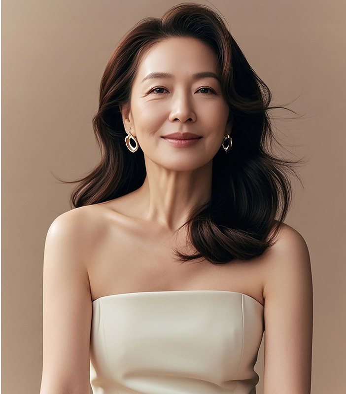 중년 여성 모델 사진